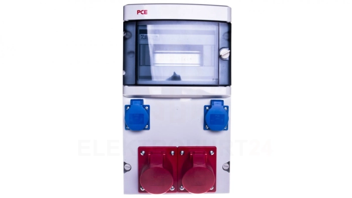 Rozdzielnica stacjonarna STAR 2x16A/5P 2xGS bez zabezpieczeń IP44 9016840W