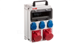Rozdzielnica przenośna ECOLINE 32A/5P 16A/5P 3GS bez zabezpieczeń IP44 90EKO001