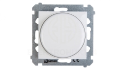 Simon 54 Ściemniacz naciskowo-obrotowy 20-500W biały DS9T.01/11