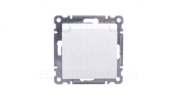 Lumina Gniazdo pojedyncze z/u 16A z klapką IP20 białe WL1120