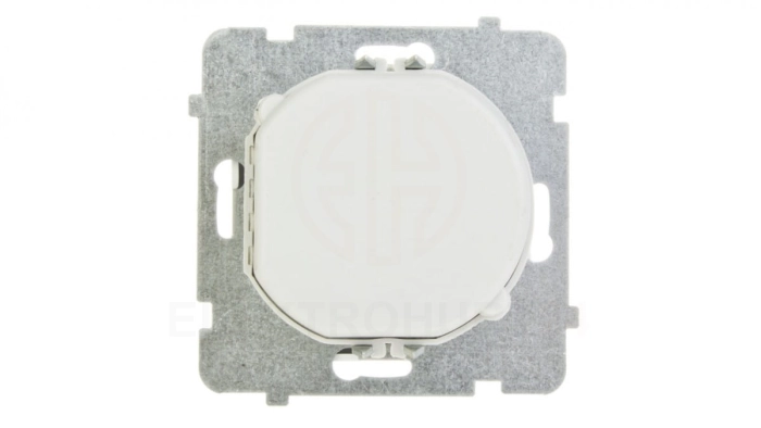 AS Ściemniacz przyciskowo-obrotowy /żarowy i halogenowy/ biały ŁP-8G/m/00