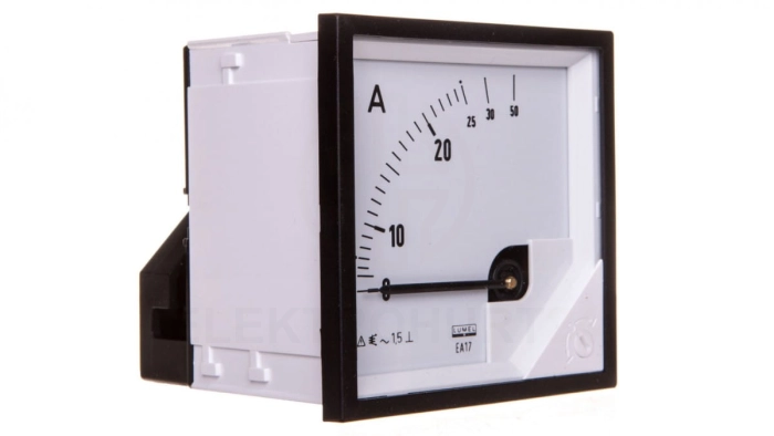 Amperomierz analogowy tablicowy 25/50A 72x72mm IP50 C3 K=90 st. EA17N F21000000000
