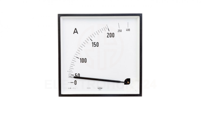 Amperomierz analogowy tablicowy 200/400A do przekładnika 200/5A 144x144mm C3 K=90 st. EA12N F41800000000