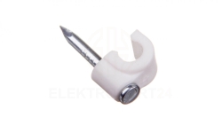 Uchwyt kablowy okrągły fi 4mm FLOP-4 27.04 /100szt./