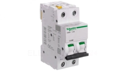 Wyłącznik nadprądowy 2P C 6A 10kA AC iC60H-C6-2 Acti9 A9F07206