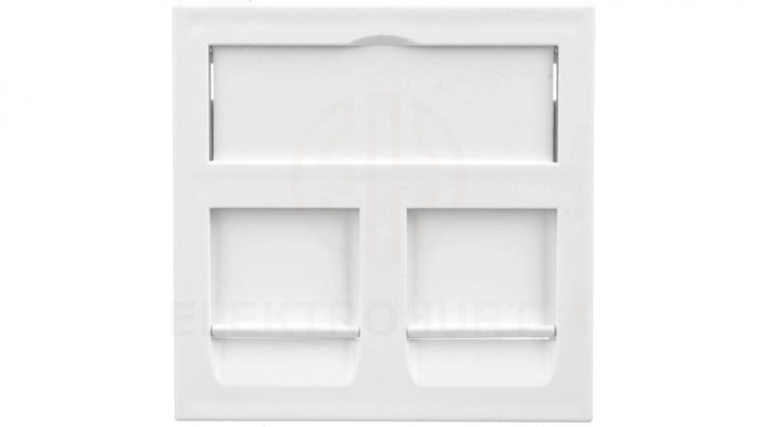 Adapter M45 dla 2xRJ45 biały DTG-2RM RW1 6119292