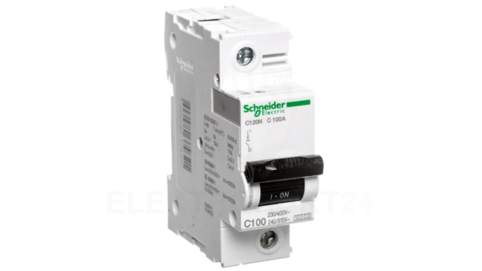 Wyłącznik nadprądowy 1P C 100A 10kA AC C120N A9N18358