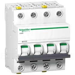 Wyłącznik nadprądowy 4P B 50A 6kA AC iC60N-B50-4 Acti9 A9F03450