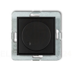 MINI Ściemniacz elektroniczny przyciskowo-obrotowy do lamp LED czarny mat 12MRO-2