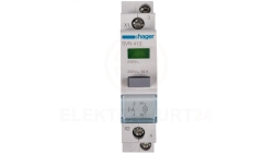 Przełącznik przyciskowy modułowy z lampką zieloną 16A 1Z SVN413