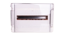 Rozdzielnica modułowa XL3 125 1x18 natynkowa IK09 IP40 /drzwi transparentne/ 401656