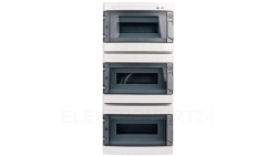 Rozdzielnica hermetyczna EP-LUX RN 3x12 1000V AC 1500V DC PE+N dymny IP65 1958-01