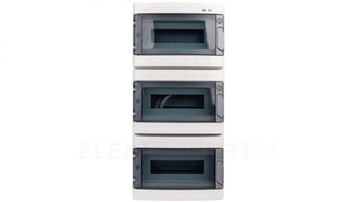 Rozdzielnica hermetyczna EP-LUX RN 3x12 1000V AC 1500V DC PE+N dymny IP65 1958-01