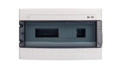 Rozdzielnica hermetyczna EP-LUX natynkowa 1x18 1500V DC 1000V AC PE+N dymny IP65 1955-01