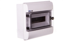 Rozdzielnica modułowa 1x12 podtynkowa IP65 RHp-12/Z (z zamkiem) 36.121