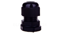 Dławnica kablowa poliamidowa PG11 IP68 DP 11/H BK czarna E03DK-01030300201 /100szt./