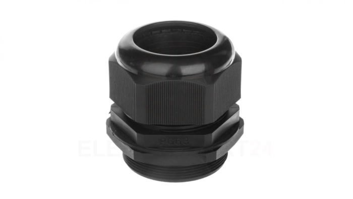 Dławnica kablowa poliamidowa PG63 IP68 DP 63/H BK czarna E03DK-01030301001