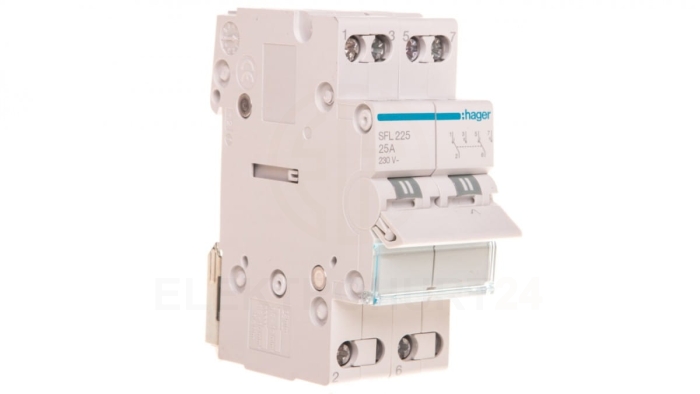 Przełącznik modułowy I-II 25A 2P SFL225