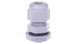 Dławnica kablowa poliamidowa M16 IP68 jasnoszara ISO-16 098001