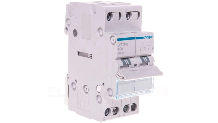 Przełącznik modułowy I-0-II 40A 2P SFT240