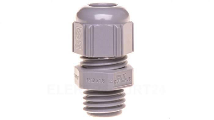 Dławnica kablowa poliamidowa M12 IP68 SKINTOP STR-M 12x1,5 ciemnoszara 53111100