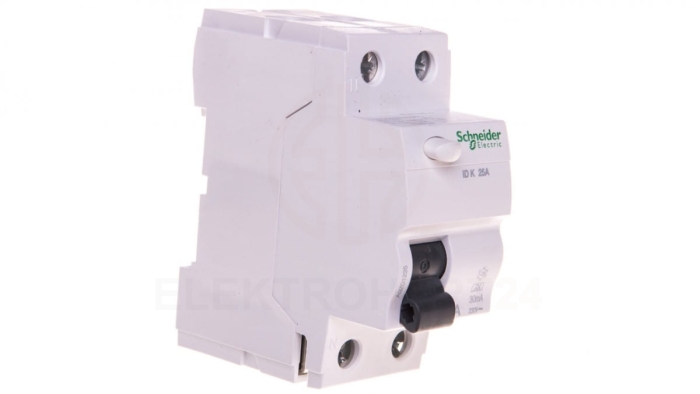 Wyłącznik różnicowoprądowy 2P 25A 0,03A typ A IDK-A25-30-2 A9Z01225