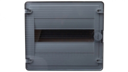 Rozdzielnica modułowa 1x12 natynkowa IP40 Golf (drzwi transparentne) VS112TD