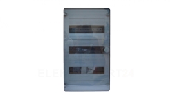 Rozdzielnica modułowa 3x12 natynkowa IP40 Golf (drzwi transparentne) VS312TD