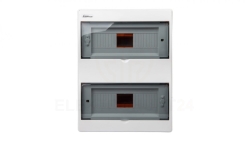 Rozdzielnica podtynkowa RP-24 FALA 2x12 IP40 N+PE przezroczyste drzwiczki