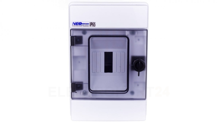 Rozdzielnica hermetyczna modułowa (500V AC ,1000V DC) 1x4 natynkowa IP65 RH-4 36.04