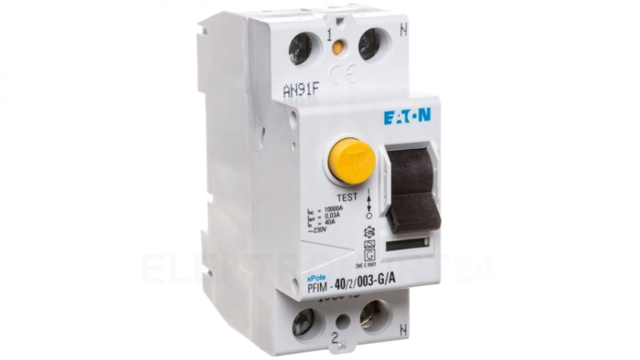 Wyłącznik różnicowoprądowy 2P 40A 0,03A typ A PFIM-40/2/003-G/A 108045