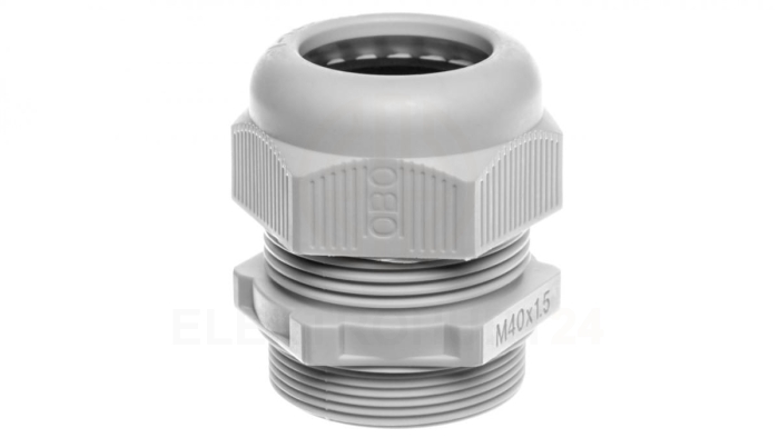 Dławnica kablowa poliamidowa M40 IP68 V-TEC VM40 LGR jasnoszara 2022872 /10szt./