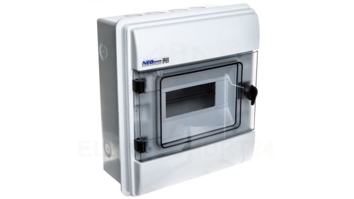 Rozdzielnica hermetyczna modułowa (500V AC ,1000V DC) 1x6 z zamkiem natynkowa RH-6/Z 36.4