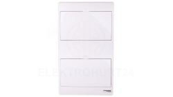 Rozdzielnica modułowa 2x8 natynkowa IP40 RN-16/B Fala (N+PE) 7.14