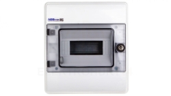 Rozdzielnica modułowa 1x8 podtynkowa IP65. RHp-8/Z (z zamkiem) 36.809