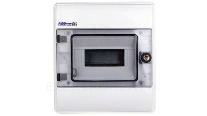 Rozdzielnica modułowa 1x8 podtynkowa IP65. RHp-8/Z (z zamkiem) 36.809