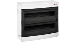 Rozdzielnica modułowa 2x18 natynkowa drzwi dymne / IP 40 400V AC / ECT 2X18PT-s 001101085