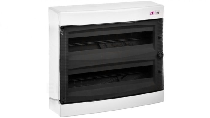 Rozdzielnica modułowa 2x18 natynkowa /transparentna/ IP40 ECT 2X18PT-s DIDO 001101085