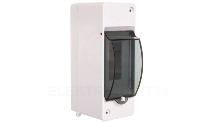 Rozdzielnica modułowa 1x2 natynkowa IP20 EP-nt 1/2 MINI S-2 EP-LUX z pokrywą dymną 2302-01
