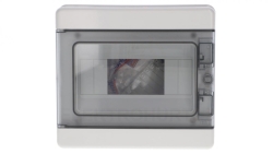 Rozdzielnica modułowa PV 1x8 natynkowa drzwi transp. seria 620 IP65 200x180x100 szyna N+PE szara EC62008E