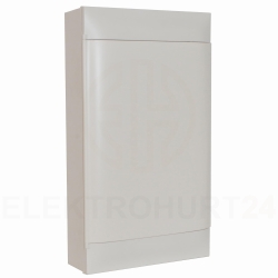 Rozdzielnica modułowa natynkowa PRACTIBOX S 3x12 drzwi białe 135423