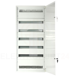 Rozdzielnica modułowa 7x24 podtynkowa IP40 z zamkiem A-RW54