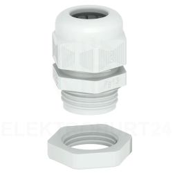 Dławik kablowy z przeciwnakrętką PG29 PA jasnoszary RAL 7035 V-TEC PG29+ LGR 2024667 /20szt./