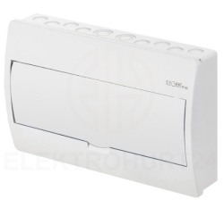 Rozdzielnica modułowa Elegant 1x18 natynkowa IP40 N+PE drzwi białe 2404-00