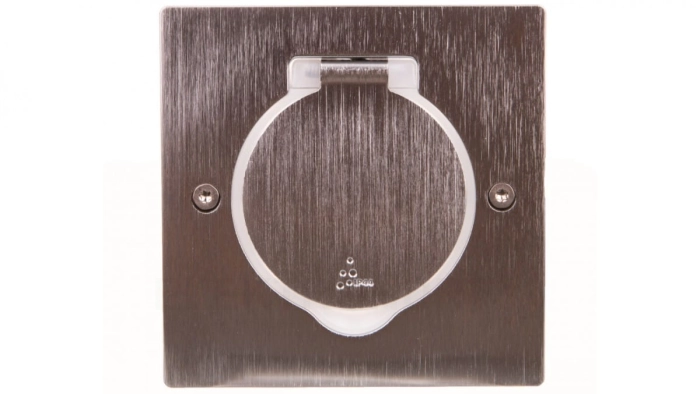 MOSAIC Pokrywa gniazda pojedyncza kwadratowa inox 089700