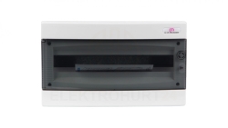 Rozdzielnica modułowa 1x18 podtynkowa /transparentna/ IP40 ECM18PT-S DIDO 001101074