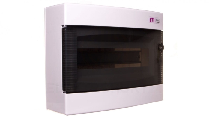 Rozdzielnica modułowa 1x12 natynkowa /transparentna/ IP40 ECT12PT DIDO 001101001