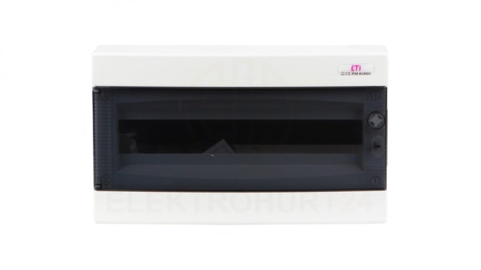 Rozdzielnica modułowa 1x18 natynkowa /transparentna/ IP40 ECT18PT-S DIDO 001101068