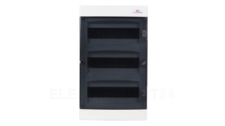 Rozdzielnica modułowa 3x12 natynkowa drzwi dymne / IP 40 400V AC / ECT36PT-s 001101070