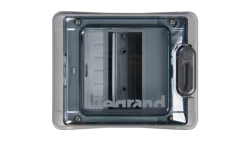 Rozdzielnica modułowa RN65 1x6 natynkowa IK09 IP65 drzwi transparentne (bez PE/N) 601936